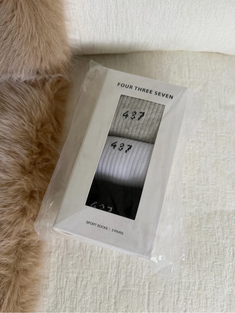 Four three seven socks 3 pack new - Picture 2 of 3